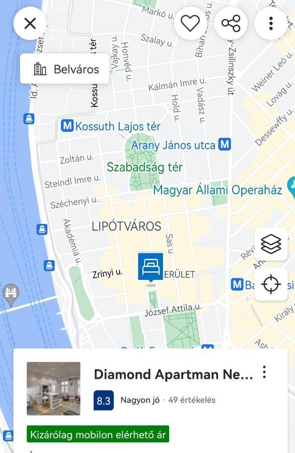 Diamond Apartman Near To Basilica Budapest Eksteriør bilde